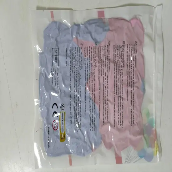 Pink and Blue Latex Balloons, 67 12 Inch Pink Blue Gender Reveal Balloons {2}