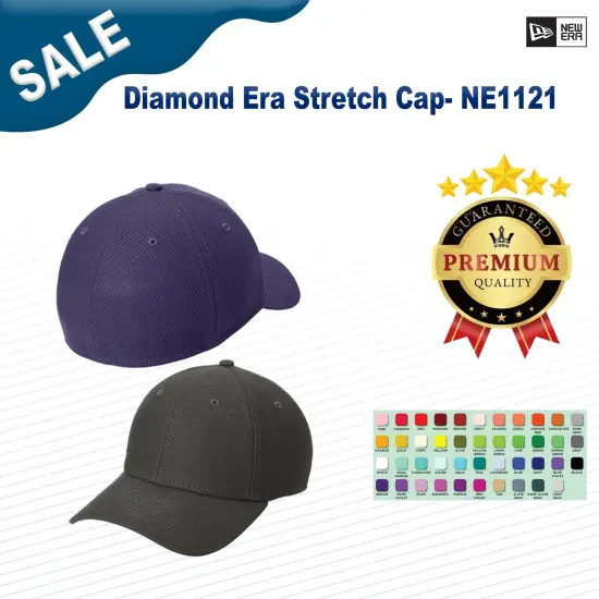 New Era&reg; Diamond Era Stretch Cap Royal {3}