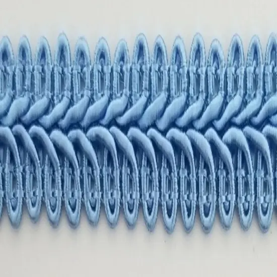 1/2" Chinese French Braid Gimp Trimming - 12 Continuous Yards - Many Colors! Antique blue {1}