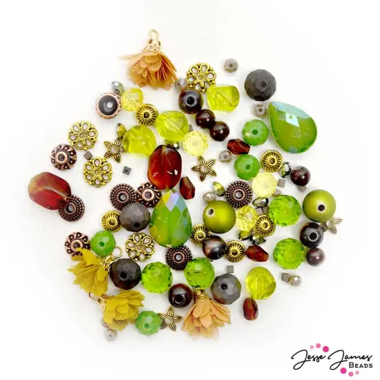 Jesse James Beads Mini Bead Mix in Avocado on E'rything {2}