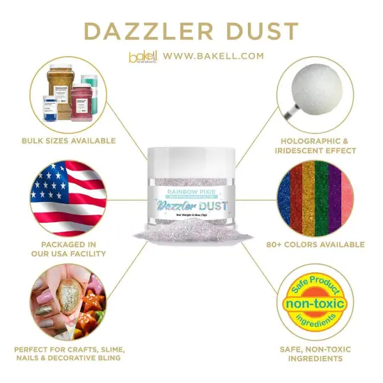 Rainbow Pixie Dazzler Dust&reg; 5 Gram Jar {4}