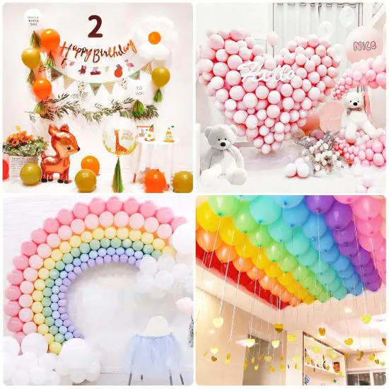 Balloon Arch Kit, 4 Rolls Balloon Tape and 4 Rolls Glue Points Dots for Decorating Garland, Balloon Arch Strip {5}