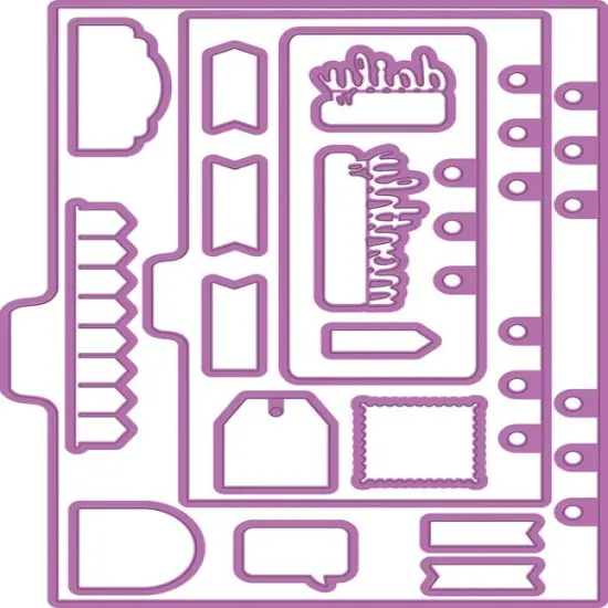 My Prima Planner Metal Dies - Shapes 1 655350593285 {1}