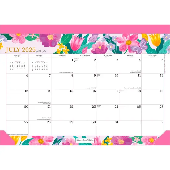 Bonnie Marcus OFFICIAL | 2026 14x10 Inch 18 Months Monthly Desk Pad Calendar | July 2025 - December 2026 {1}