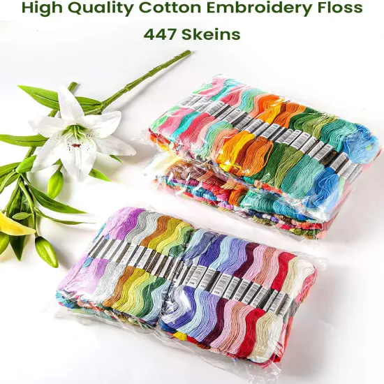 Embroidery Floss 50 Skeins Embroidery Thread {2}