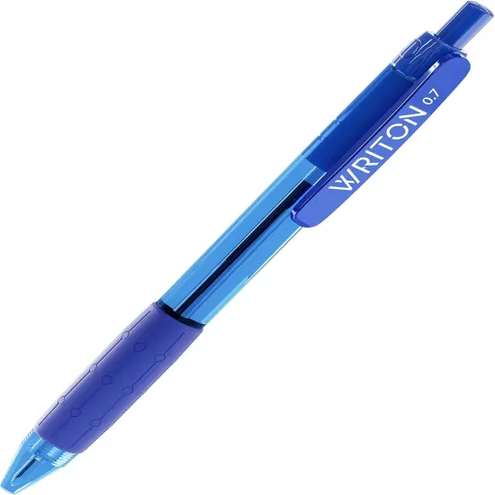 Retractable Blue Ballpoint Pens - 24-Pack Writing Pens - Comfortable Grip - 0.7mm Fine Point for Smooth Writing - Fast-Drying Ink Pen - Ball Point Pens - Modern School, Office Supplies {2}