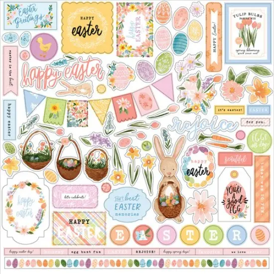 Echo Park My Favorite Easter 12x12 Element Stickers {1}