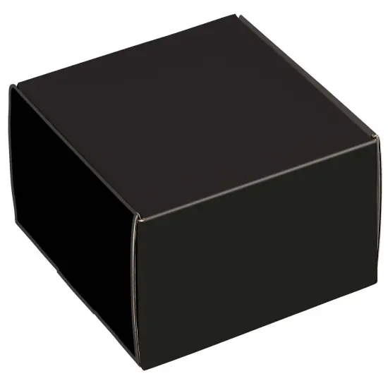 Pack/6: Black Decorative Mailer - 12 x 9 x 5" {2}