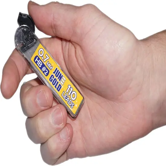 8 Pack 0.7 mm HB #2 Mechanical Pencils, Extra Long Spin Eraser, 2 Lead Dispensers/w 220 Refills & 8 Refill Erasers, Break Resistant Lead, Soft Non-Slip Grip {3}