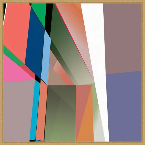 LTower23 6 Brights by Cartissi Framed Canvas Wall Art {1}