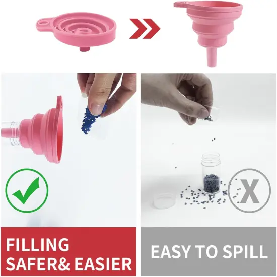 Diamond Painting Storage Containers,60 Slots Diamond Painting Accessories Kits Diamond Art Accessories and Tools for Craft Jewelry Rhinestones Bead Organizer (Purple) {2}