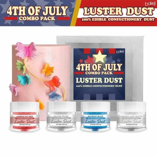 4th of July Luster Dust Combo Pack Collection A (4 PC SET) {1}