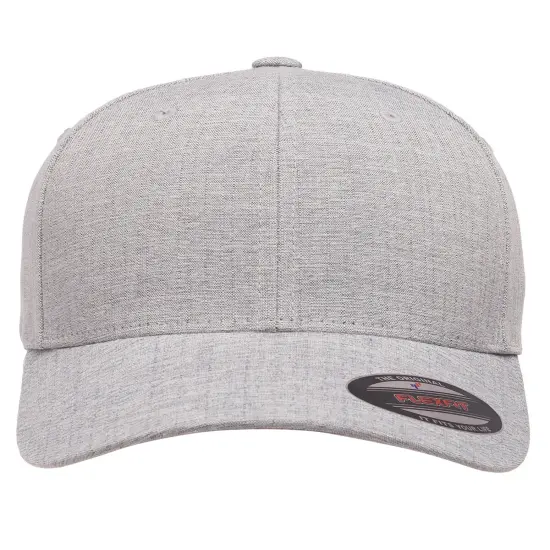 Flexfit&reg; Adult Heatherlight Cap MELANGE DARK GRY {3}