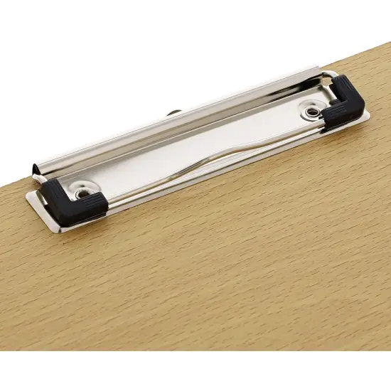 6-Pack Extra Large Clipboards with Low Profile Clip, 19.5x12.5 Inch Horizontal Wooden Lap Boards, Landscape Layout, Wood Sideways Clip Board for Drawing, Sketching, Art Classroom Office Supplies Brown {7}