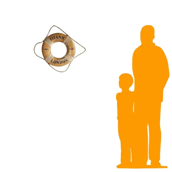 Titanic Life Saver Wall Decor Statue {2}