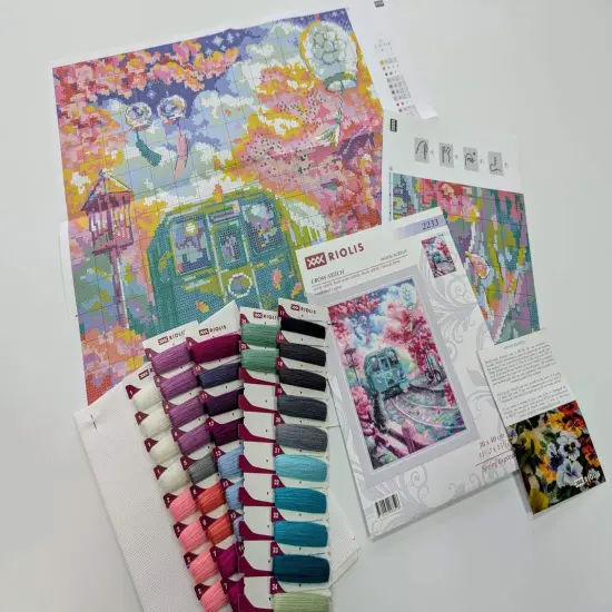 Spring Express R2233 Counted Cross Stitch Kit {6}