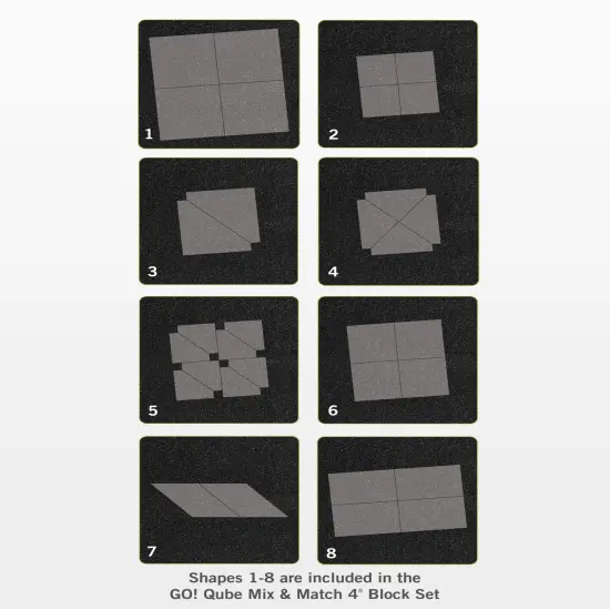 GO! Qube Mix & Match 4" Block {3}