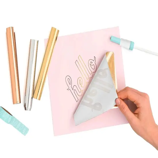 American Crafts We R Makers FOIL QUILL 660578 GOLD 12.25"X96" Roll {4}