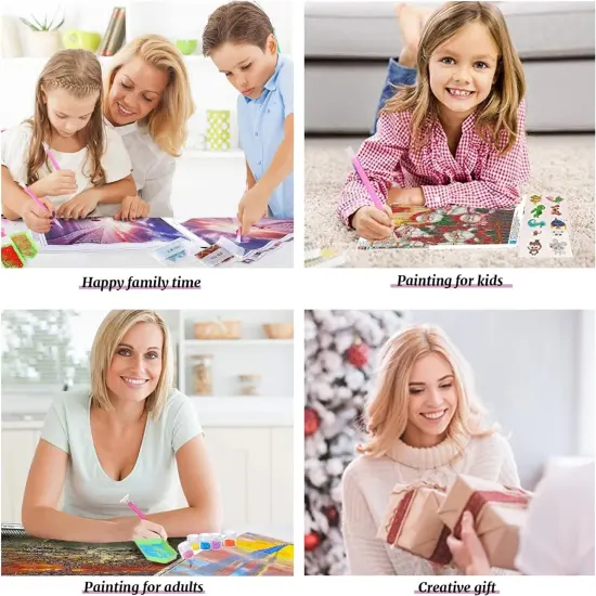 5D Diamond Painting Kits for Adults, Diamond Art Kits for Kids Beginner, Sunflower DIY Rhinestone Diamond Painting for Gift, Home Wall Decor (12&rdquo;W x 16&rdquo;L) {4}