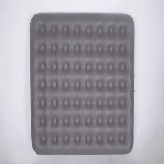 Pool Central Inflatable Flocked Airbed with Rechargeable Bulit-In Electric Pump - King Beige {3}