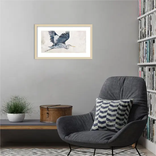 In Flight by Jacob q Wood Framed Wall Art Print {5}