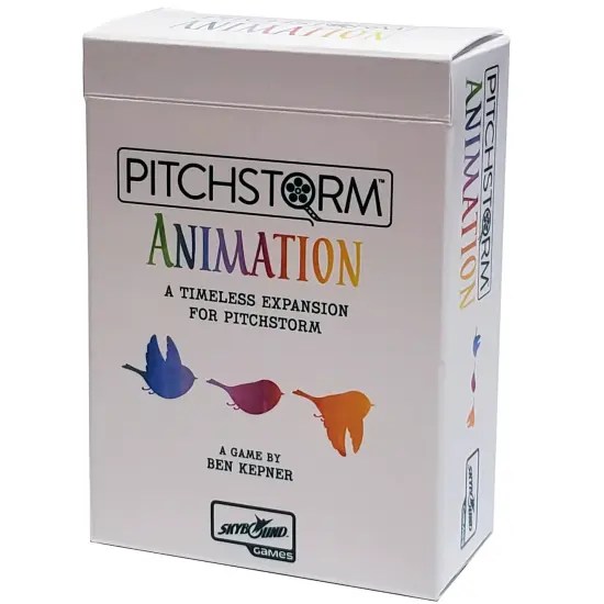 Pitchstorm: Animation Deck - A Timeless Expansion, 100 Themed Cards, Movie Pitching Party Card Game {1}
