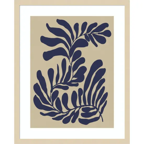 Seaweed by Dan Hobday Wood Framed Wall Art Print {1}