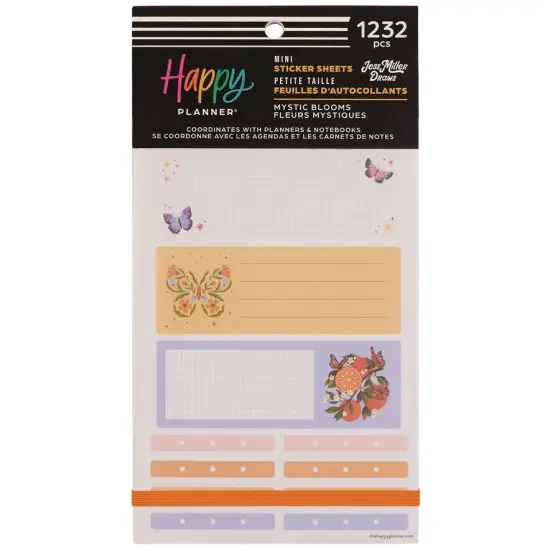 Happy Planner Mini Sticker Value Pack 30/Sheets-Mystic Blooms {1}