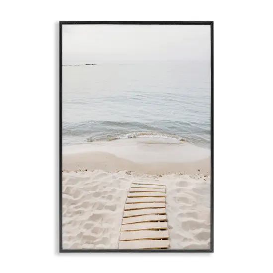 Stupell Industries Steps Toward Beach Shore Framed Giclee Wall Art Design by Sisi and Seb {1}