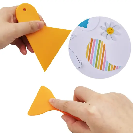 8 Pieces Weeding Tools for Vinyl, FineGood Weeding Tool Set Basic Craft Removal Kits Scissors Scraper Spatula Tweezers for Die Cut Cardstock Scrapbooking {4}