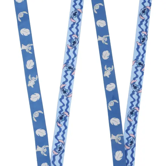 Disney Stitch Ohana Means Family Blue 22" Lanyard {2}