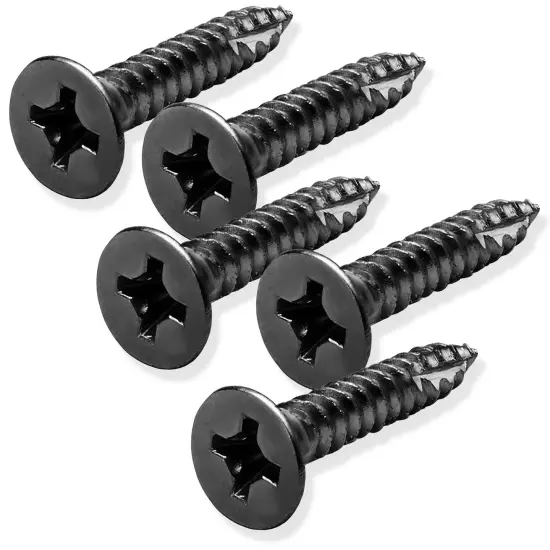 Cauldham Wood Screws #9 x 1 Inch for Door Hinges - 25 pack {1}