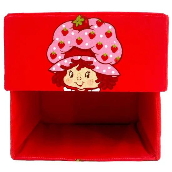 Strawberry Shortcake: Storable 12" Box - Red Character Themed Bin, Fabric Storage Container, Opening Top Lid, Holds Toys-Books-Games & More, Licensed {4}