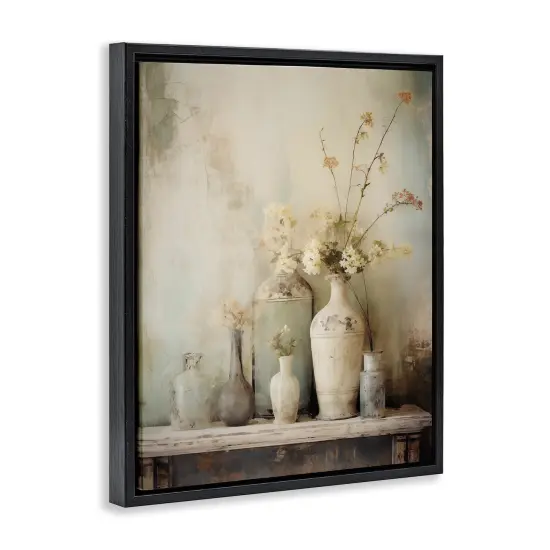 Stupell Industries Faded Floral Beauty Still Life Floating Frame Design by Arlington Prints {3}