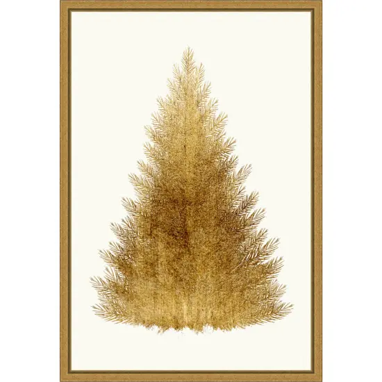 A Merry Christmas by KubistikaFramed Canvas Wall Art {1}