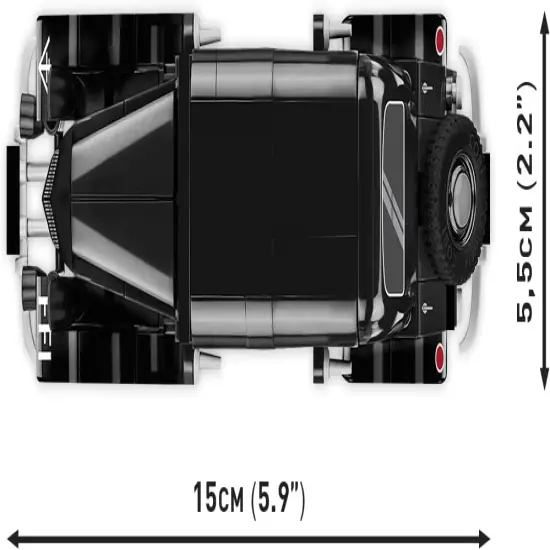 COBI Historical Collection: World War II Citroen Traction 11CV BL Vehicle {3}