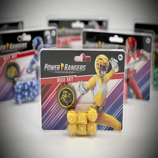 Power Rangers Roleplaying Game Dice- Yellow {4}