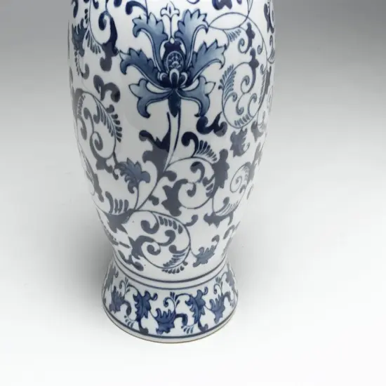 AA Importing 59701 Blue And White Vase {3}