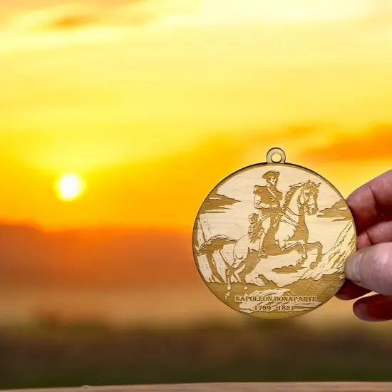 Ornament - Napoleon Bonaparte Raw Wood {6}