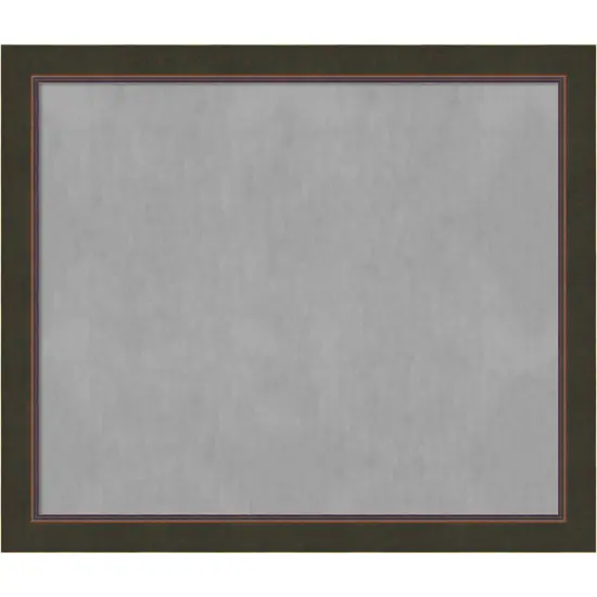 Mezzo Silver Wood Framed Magnetic Board {1}