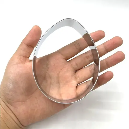 Easter Cookie Cutter Set, 3-pc, Egg, Bunny and Carrot, Stainless Steel {2}