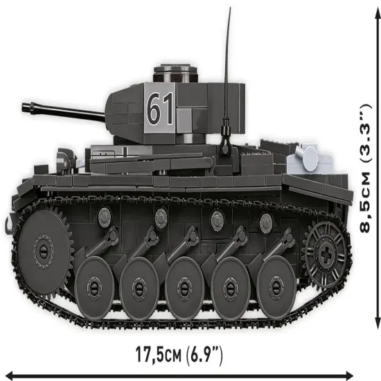 COBI Historical Collection WWII PANZERKAMPFWAGEN II Ausf. F Tank {4}