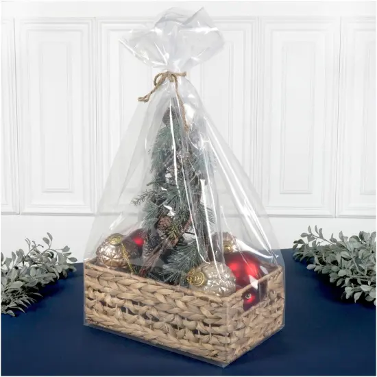 Plymor 12" x 8" x 30" (Pack of 50), 3 Mil Gusseted Plastic Bags {5}