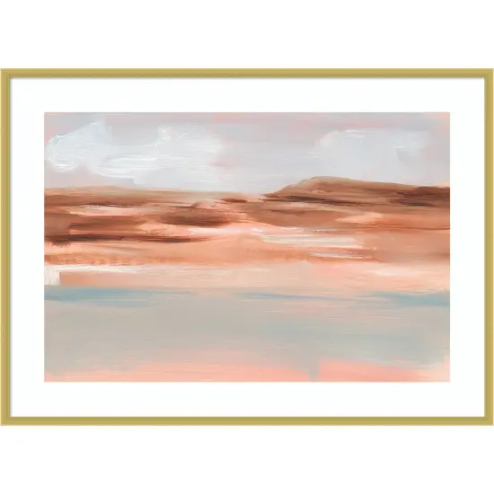 Desert Haze II by Ethan Harper Wood Framed Wall Art Print {1}