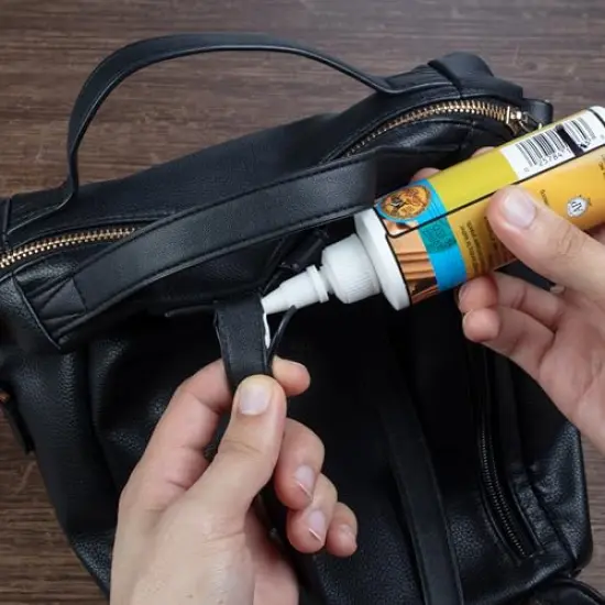 Fiebing's Leathercraft Cement - 4 oz Leather Glue Adhesive - Quick Drying, High Strength, Flexible, Permanent Bonding Leather Repair for Jackets, Shoes, Furniture, Purse - Non-Toxic & Non-Flammable {2}