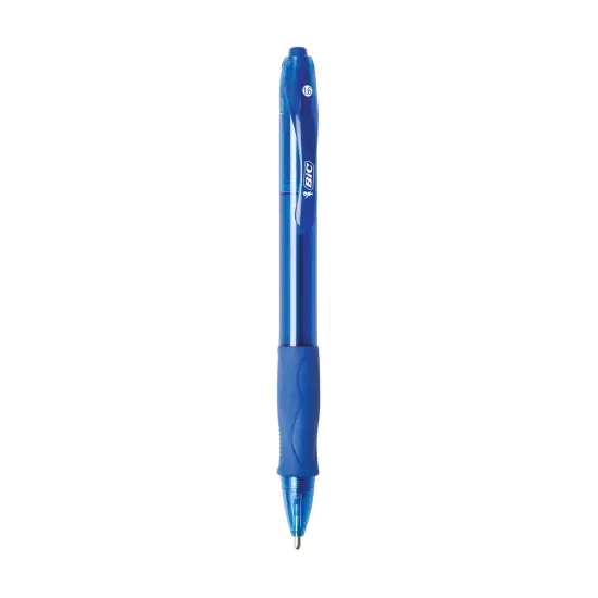 BIC Glide Bold Blue Ballpoint Pens, Bold Point (1.6mm), 12-Count Pack, Retractable Ballpoint Pens with Comfortable Full Grip {3}