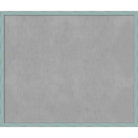Silver Leaf Wood Framed Magnetic Board {7}