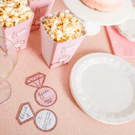 Big Dot of Happiness Drink If Game - Bride Squad - Rose Gold Bridal Shower or Bachelorette Party Game - 24 Count {6}