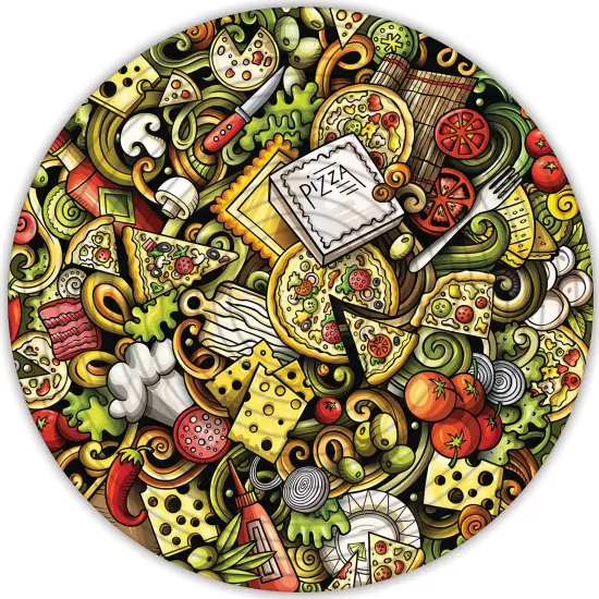 Spin Flip: Puzzle Ice Cream & Pizza- 14 Rings - 2-In-1: Double-Sided Puzzle, Spin-Flip-Solve, 360 Degress Of Puzzling, Fidget Toy, Adults & Kids 8+ {5}