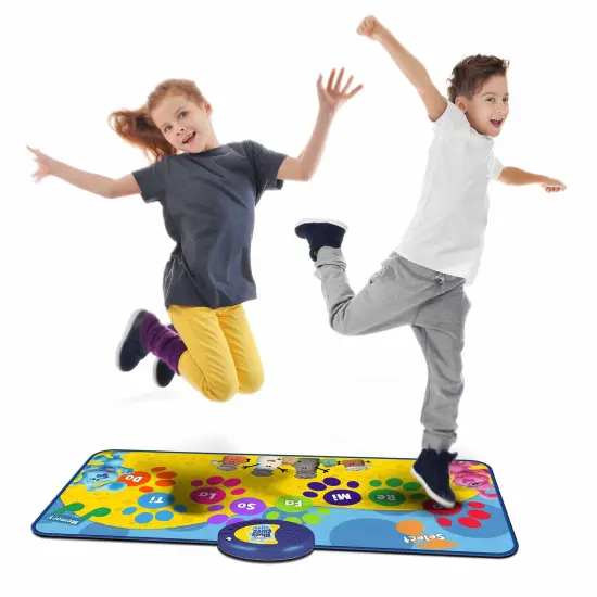 Blue's Clues and You: 8 Note Dance Playmat - Includes 4 Sounds & Memory Game Options, 31" x 13.75" Musical Mat, Ages {6}